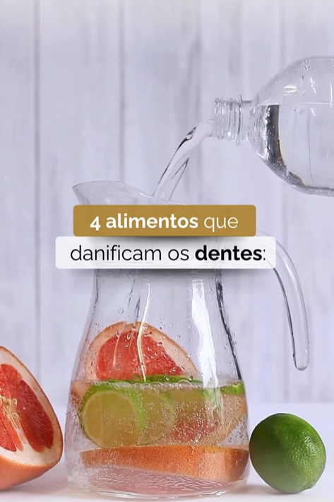 4 Alimentos que mais danificam os dentes!